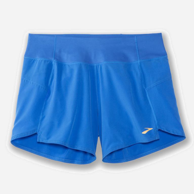 Brooks Chaser 5 Israel - Women's Running Shorts - Blue Bolt (49675-HPWM)